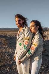 Rock n Roll Las Vegas Elopement with a Discount Universe Dress & a Ring Bear-er! (51)