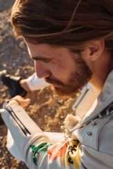 Rock n Roll Las Vegas Elopement with a Discount Universe Dress & a Ring Bear-er! (58)