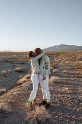 Rock n Roll Las Vegas Elopement with a Discount Universe Dress & a Ring Bear-er! (59)