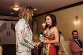 Rock n Roll Las Vegas Elopement with a Discount Universe Dress & a Ring Bear-er! (6)