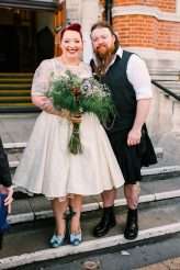 Viking Rockabilly London Pub Wedding 24