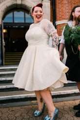 Viking Rockabilly London Pub Wedding 26