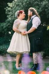 Viking Rockabilly London Pub Wedding 30