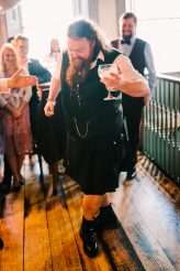 Viking Rockabilly London Pub Wedding 41