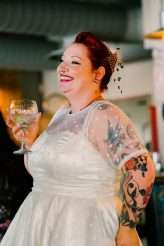 Viking Rockabilly London Pub Wedding 50