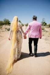 A Colourful, County Music Inspired Ranch Wedding in California (17)