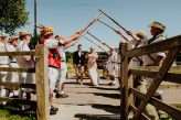 A Druid Handfasting meets Glastonbury Wedding Full of Colour, Sequins & Morris Dancers (19)