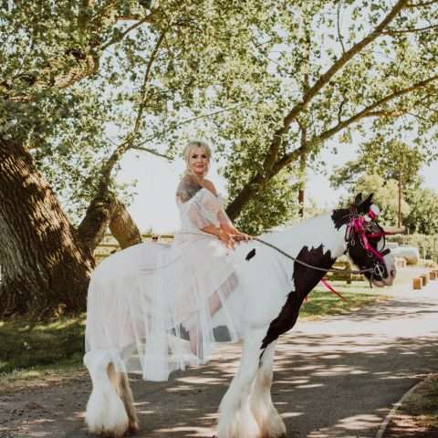 A Druid Handfasting meets Glastonbury Wedding Full of Colour, Sequins & Morris Dancers (32)