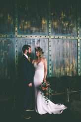 A New Year’s Eve Warehouse Wedding with Neon Signs & All the Sequins! (22)