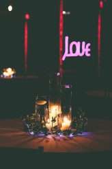 A New Year’s Eve Warehouse Wedding with Neon Signs & All the Sequins! (34)