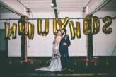 A New Year’s Eve Warehouse Wedding with Neon Signs & All the Sequins! (38)