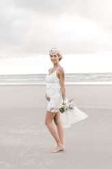 Boho Brazillian Beach Pregnancy Elopement 10