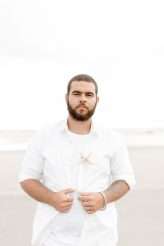 Boho Brazillian Beach Pregnancy Elopement 12