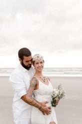 Boho Brazillian Beach Pregnancy Elopement 19
