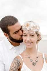 Boho Brazillian Beach Pregnancy Elopement 20