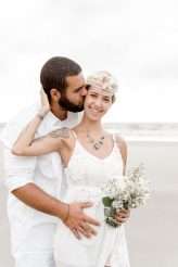 Boho Brazillian Beach Pregnancy Elopement 21