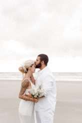 Boho Brazillian Beach Pregnancy Elopement 22