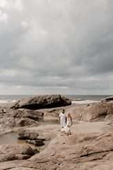 Boho Brazillian Beach Pregnancy Elopement 31