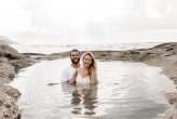 Boho Brazillian Beach Pregnancy Elopement 35