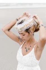 Boho Brazillian Beach Pregnancy Elopement 5