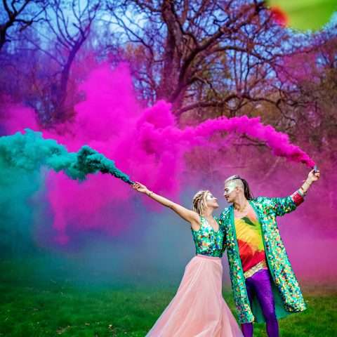 Colourful Treehouse Festival Inspired Wedding Shoot-182