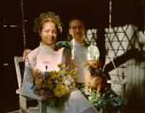 Eclectic Rainbow Wonderland Outdoor Laidback Artistic Wedding 18