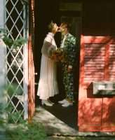 Eclectic Rainbow Wonderland Outdoor Laidback Artistic Wedding 4