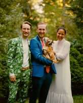 Eclectic Rainbow Wonderland Outdoor Laidback Artistic Wedding 5