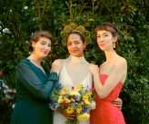 Eclectic Rainbow Wonderland Outdoor Laidback Artistic Wedding 6