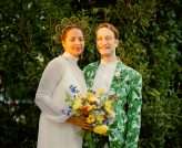 Eclectic Rainbow Wonderland Outdoor Laidback Artistic Wedding 8