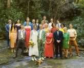 Eclectic Rainbow Wonderland Outdoor Laidback Artistic Wedding 9