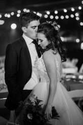 Emo Wedding Blue Hair Pink Dress 27