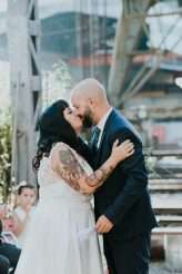 Industrial French Wedding with a Pin Up 1950s Vibe (27)