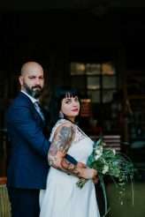 Industrial French Wedding with a Pin Up 1950s Vibe (53)