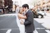 Rooftop Lovefest NYC Wedding Leather Jacket Sequin Jacket Pompoms Elopement 25
