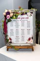 Skulls Flowers Burgundy Autumn Wedding Pink Hair 27