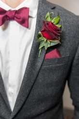 Skulls Flowers Burgundy Autumn Wedding Pink Hair 31