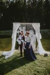 Woodland Fairytale Picnic Reception Lithuanian Wedding 110