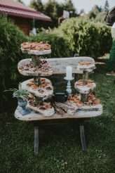 Woodland Fairytale Picnic Reception Lithuanian Wedding 112