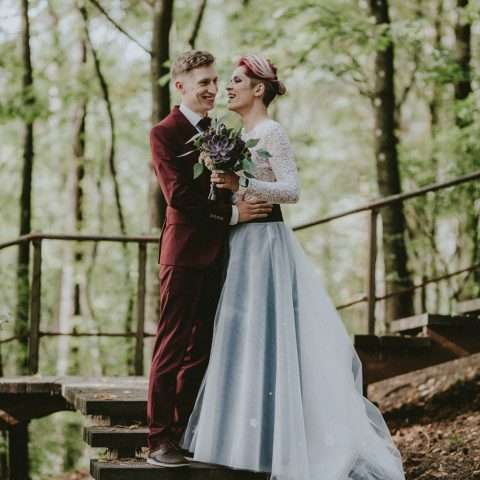 Woodland Fairytale Picnic Reception Lithuanian Wedding 69