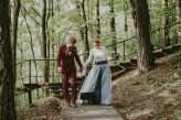 Woodland Fairytale Picnic Reception Lithuanian Wedding 73
