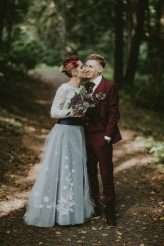 Woodland Fairytale Picnic Reception Lithuanian Wedding 74