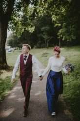 Woodland Fairytale Picnic Reception Lithuanian Wedding 83
