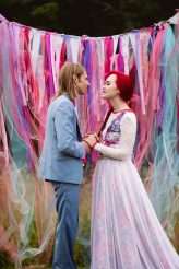 psychedelic formal festival wedding with neon dinosaurs (13)