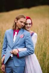 psychedelic formal festival wedding with neon dinosaurs (20)