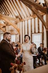 Dark Vintage Inspired Medieval Wedding Tattooed Bride Groom 32