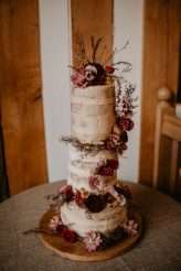 Dark Vintage Inspired Medieval Wedding Tattooed Bride Groom 5