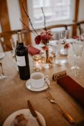 Dark Vintage Inspired Medieval Wedding Tattooed Bride Groom 56