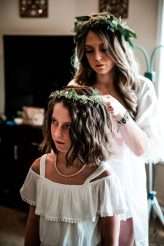 Natural Bohemian Boho Backyard Wedding Succulents Macrame 10