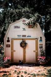 Natural Bohemian Boho Backyard Wedding Succulents Macrame 35